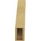 Ekena Millwork 5-inch W x 18-inch D x 24-inch H Baker Rough Cedar Woodgrain TimberThane Knee Brace, Primed BRCUR05X18X24BKRRCPR - alternate 4